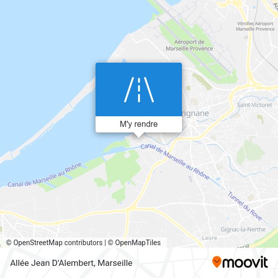 Allée Jean D'Alembert plan
