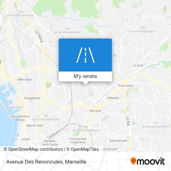 Avenue Des Renoncules plan