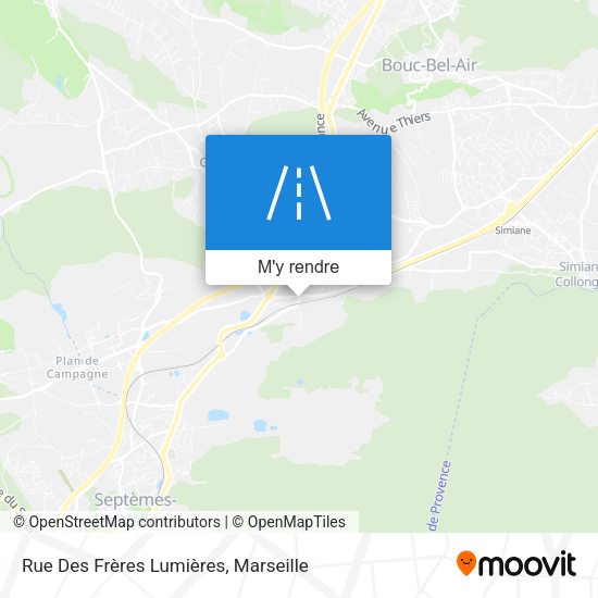 Rue Des Frères Lumières plan