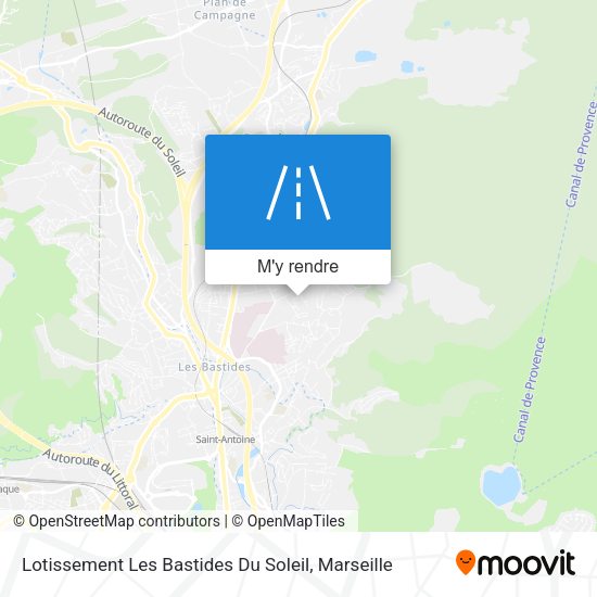 Lotissement Les Bastides Du Soleil plan
