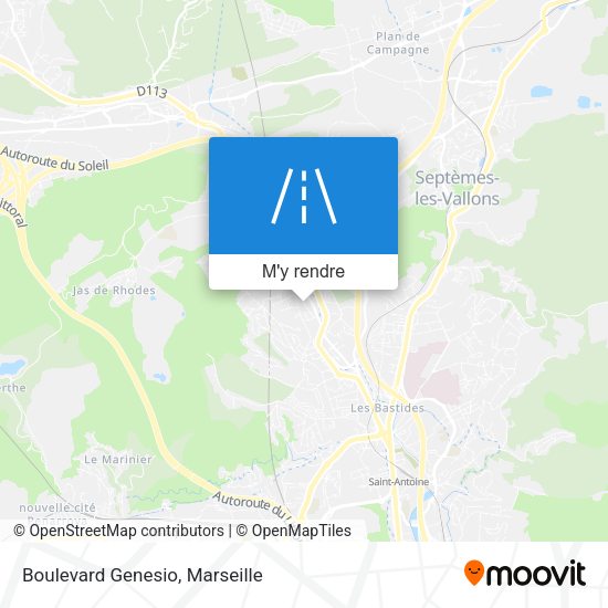 Boulevard Genesio plan