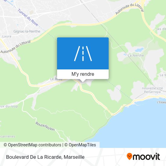 Boulevard De La Ricarde plan