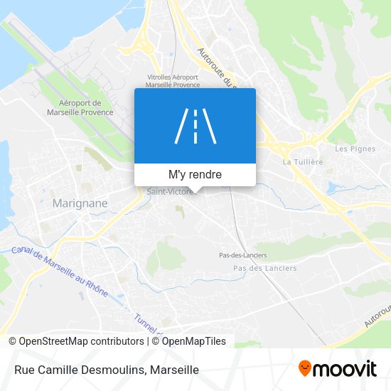 Rue Camille Desmoulins plan