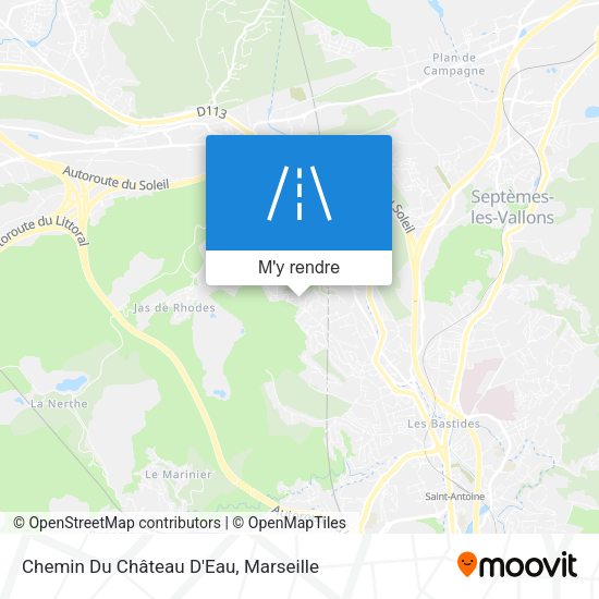 Chemin Du Château D'Eau plan