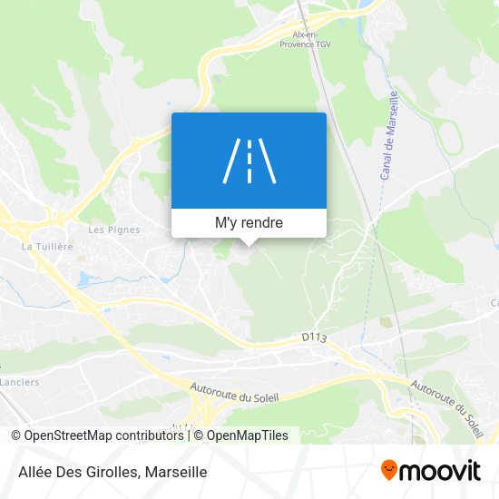 Allée Des Girolles plan