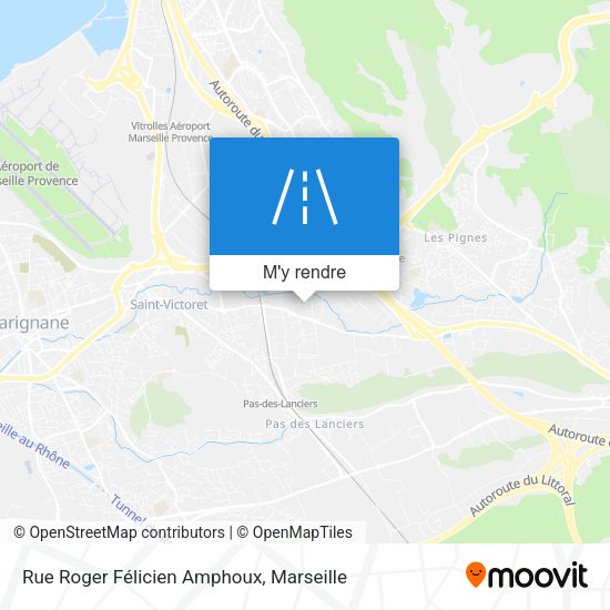 Rue Roger Félicien Amphoux plan