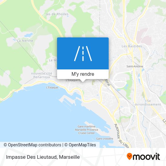 Impasse Des Lieutaud plan