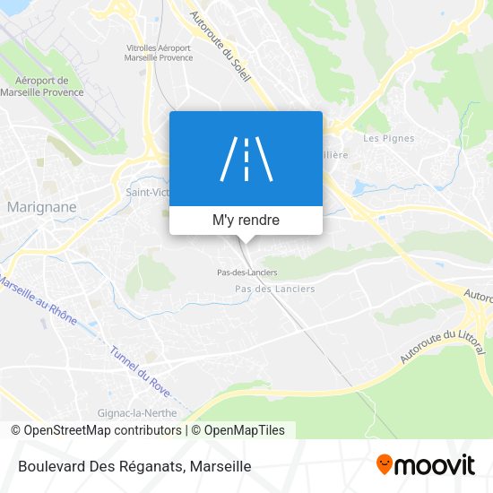 Boulevard Des Réganats plan