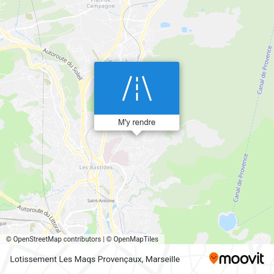 Lotissement Les Maqs Provençaux plan