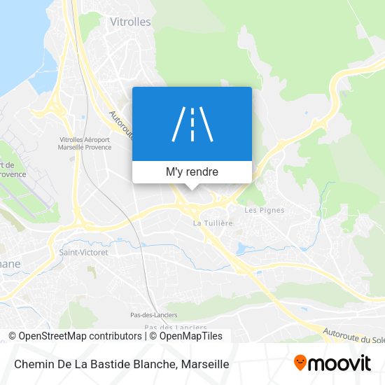 Chemin De La Bastide Blanche plan
