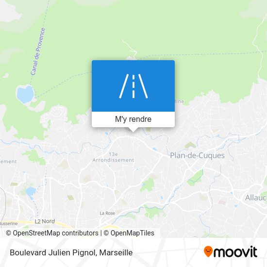Boulevard Julien Pignol plan