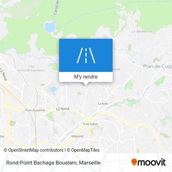 Rond-Point Bachaga Boualam plan