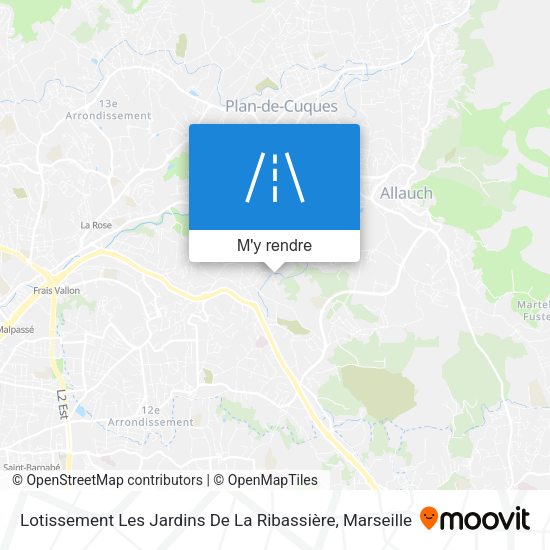 Lotissement Les Jardins De La Ribassière plan