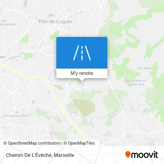 Chemin De L'Évêché plan