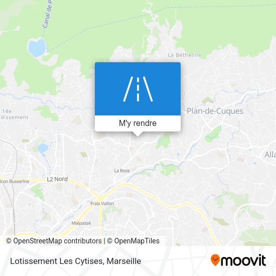 Lotissement Les Cytises plan