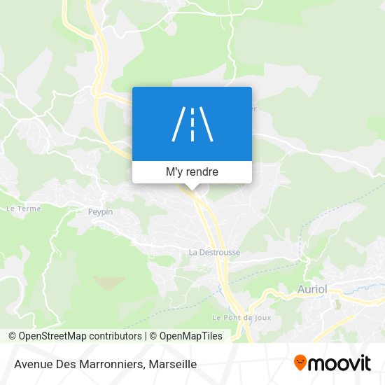 Avenue Des Marronniers plan