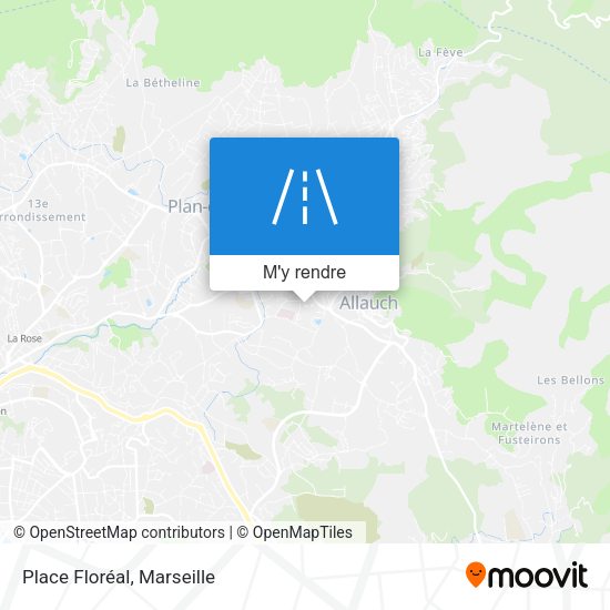 Place Floréal plan
