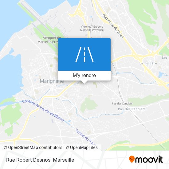 Rue Robert Desnos plan