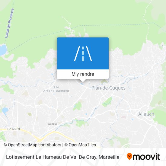 Lotissement Le Hameau De Val De Gray plan