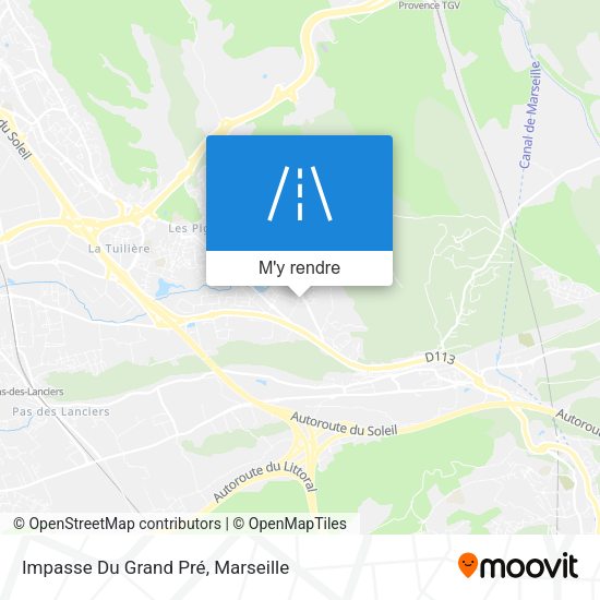 Impasse Du Grand Pré plan
