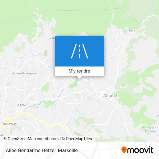 Allée Gendarme Hetzel plan
