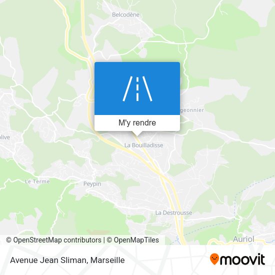Avenue Jean Sliman plan