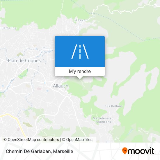 Chemin De Garlaban plan