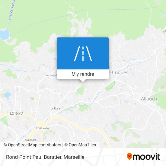 Rond-Point Paul Baratier plan