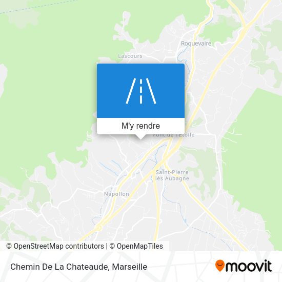 Chemin De La Chateaude plan
