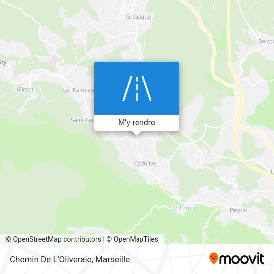 Chemin De L'Oliveraie plan