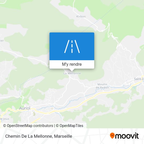 Chemin De La Mellonne plan