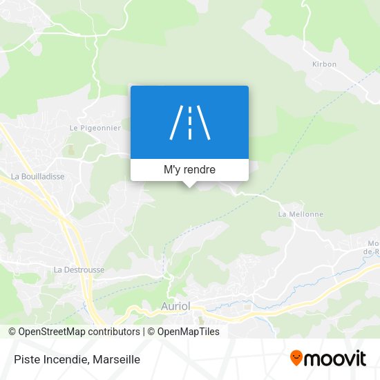 Piste Incendie plan