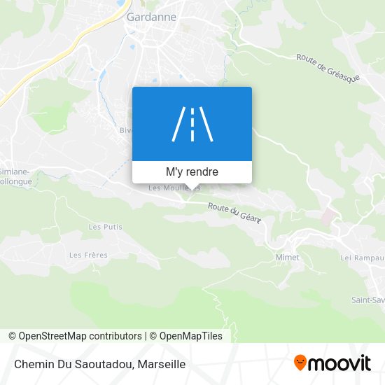 Chemin Du Saoutadou plan