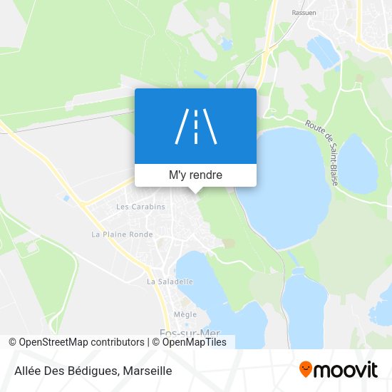 Allée Des Bédigues plan