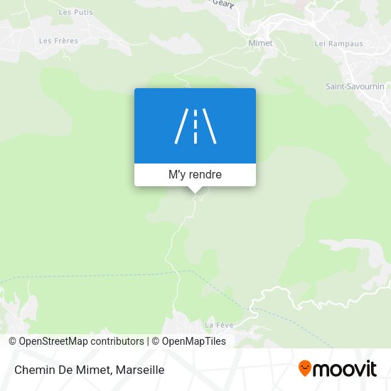 Chemin De Mimet plan