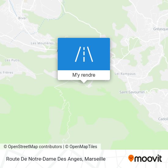 Route De Notre-Dame Des Anges plan