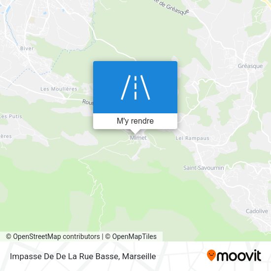 Impasse De De La Rue Basse plan