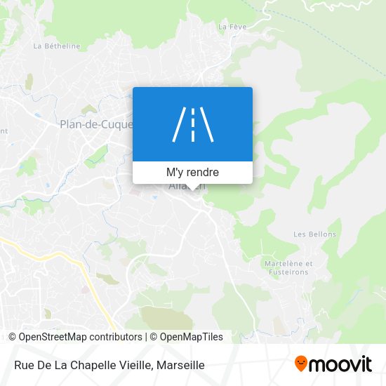 Rue De La Chapelle Vieille plan