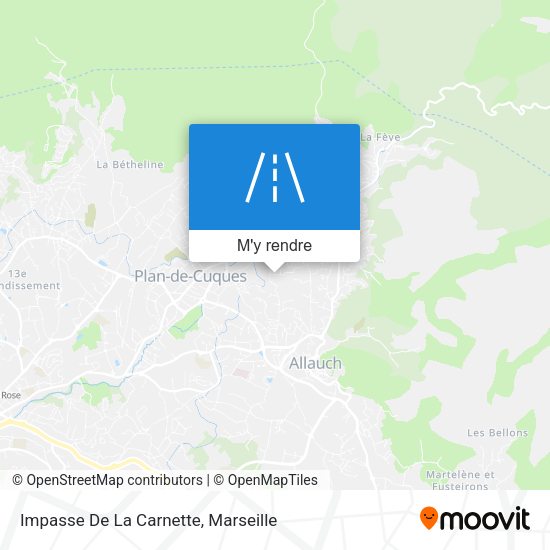 Impasse De La Carnette plan