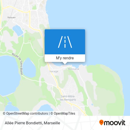 Allée Pierre Bondietti plan