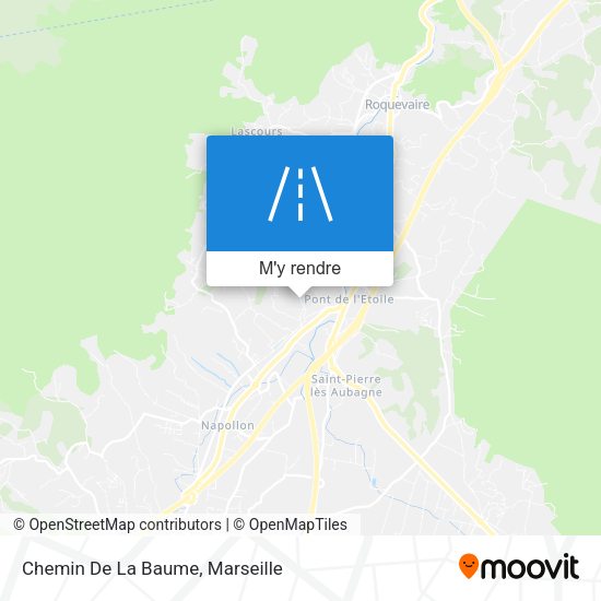 Chemin De La Baume plan