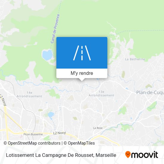 Lotissement La Campagne De Rousset plan