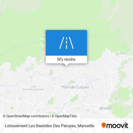 Lotissement Les Bastides Des Paroyes plan