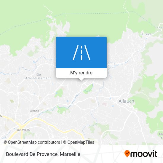 Boulevard De Provence plan
