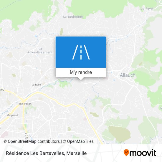Résidence Les Bartavelles plan