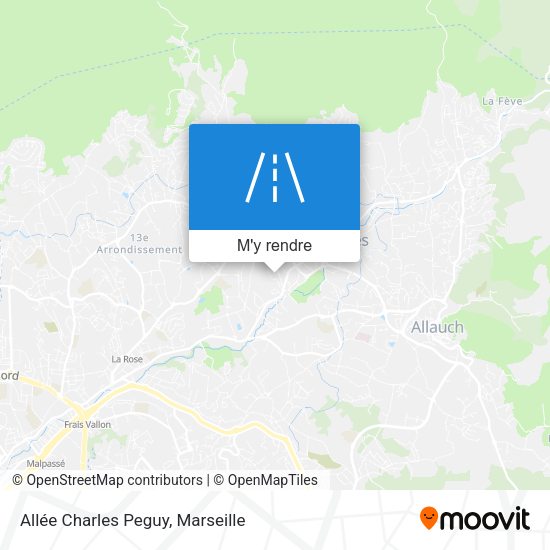 Allée Charles Peguy plan