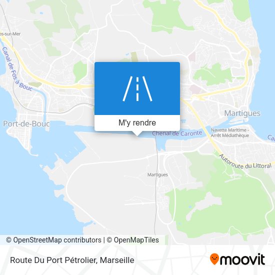 Route Du Port Pétrolier plan