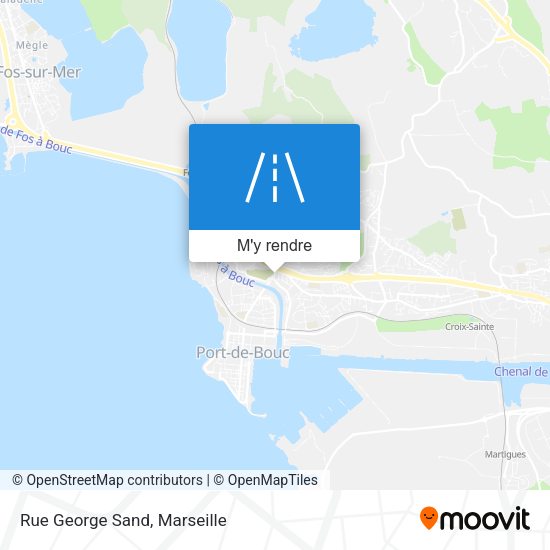 Rue George Sand plan