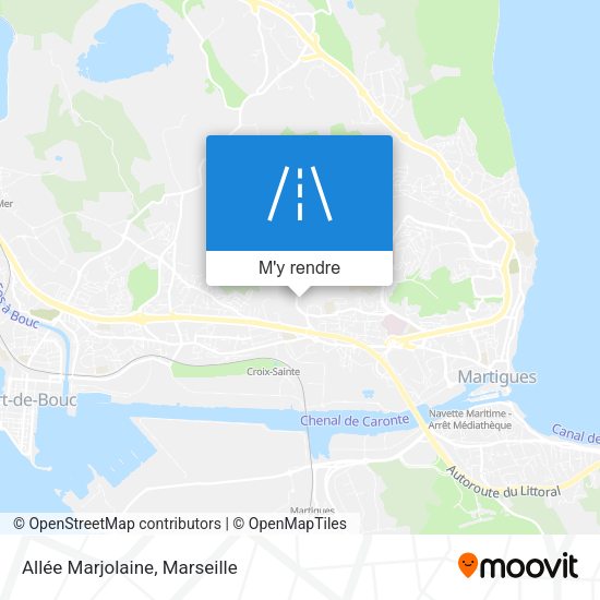 Allée Marjolaine plan