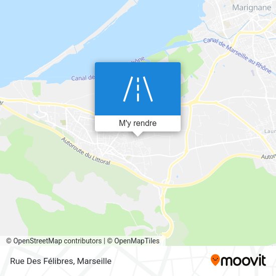 Rue Des Félibres plan
